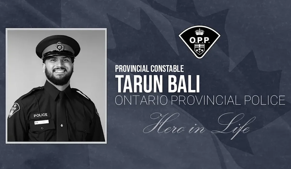 Tarun Bali OPP Police Death Obituary - Ontario Provincial Police Constable Died In Line Of Duty